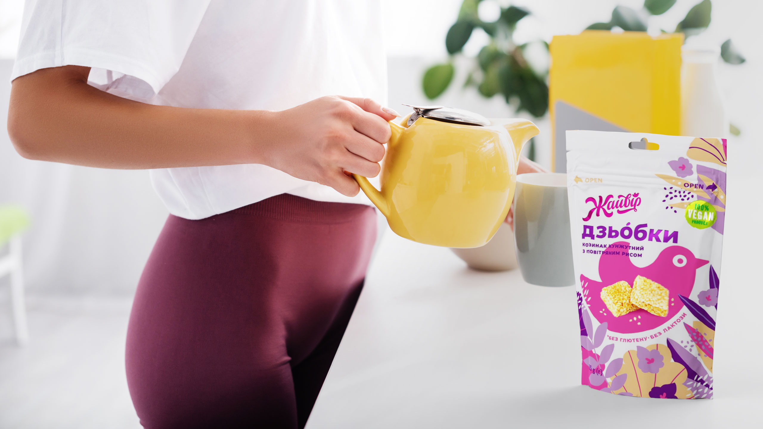 GOZINAKI膨化休閑零食食品包裝設(shè)計“小鳥”主視覺識別圖案-上海尚略包裝設(shè)計公司