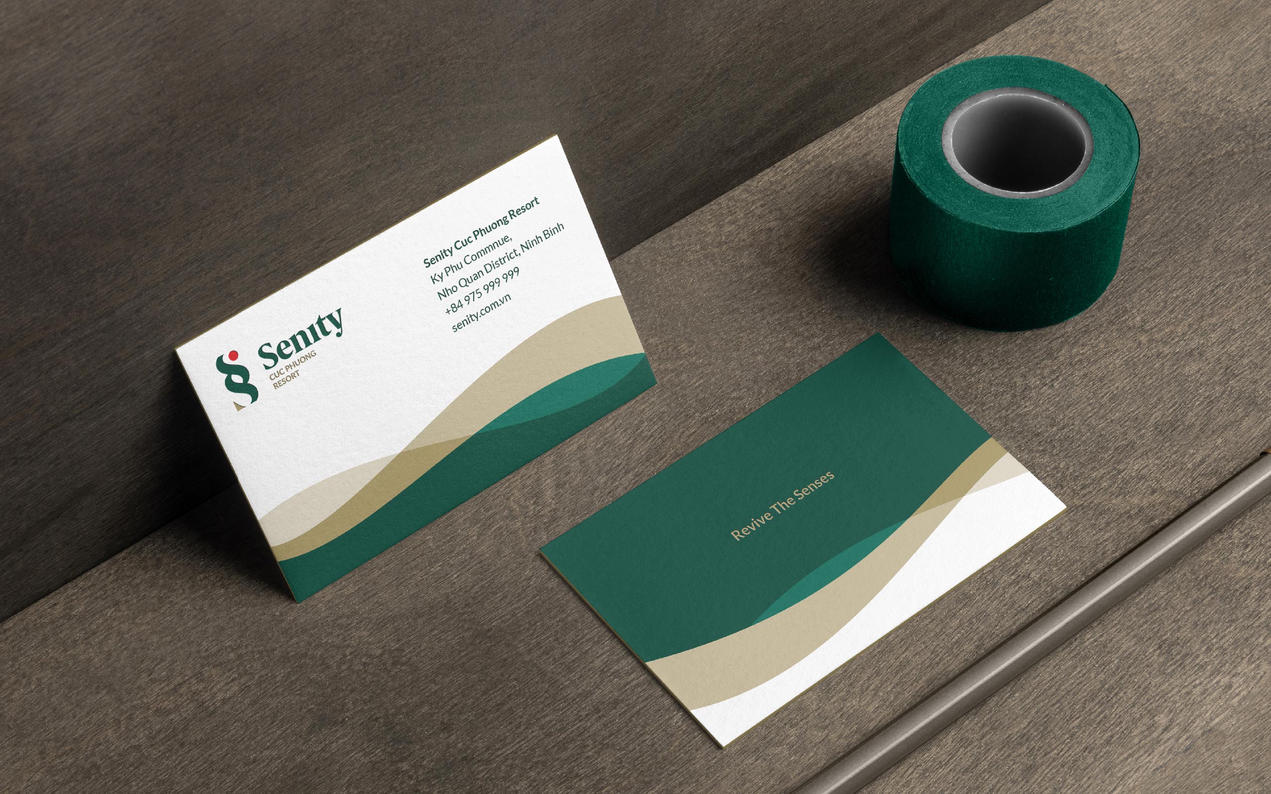 Senity 越南礦物溫泉日式度假村酒店品牌形象設(shè)計(jì)-logo&vi設(shè)計(jì)，雙s字母組成無(wú)限符號(hào)