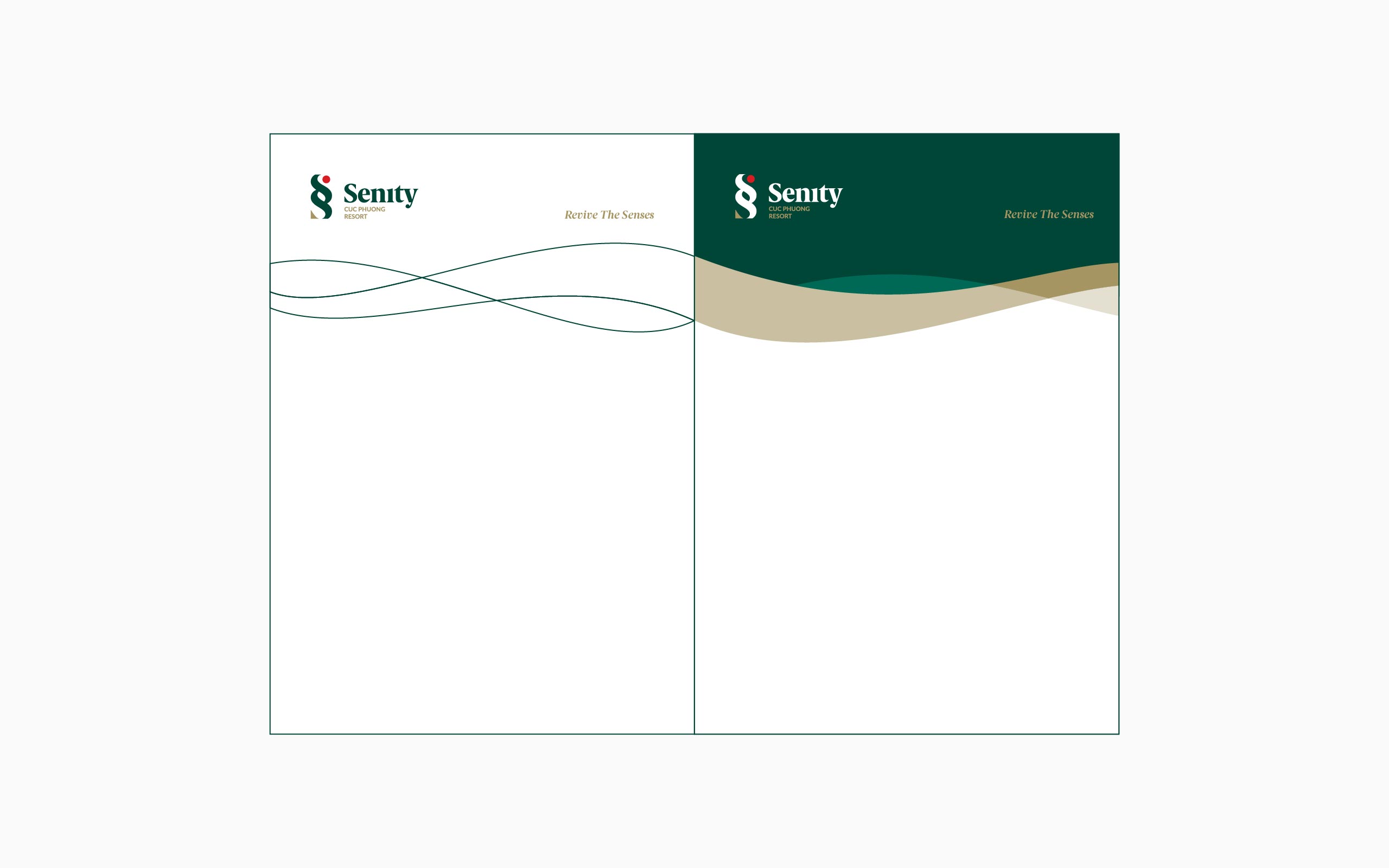 Senity 越南礦物溫泉日式度假村酒店品牌形象設(shè)計(jì)-logo&vi設(shè)計(jì)，雙s字母組成無(wú)限符號(hào)