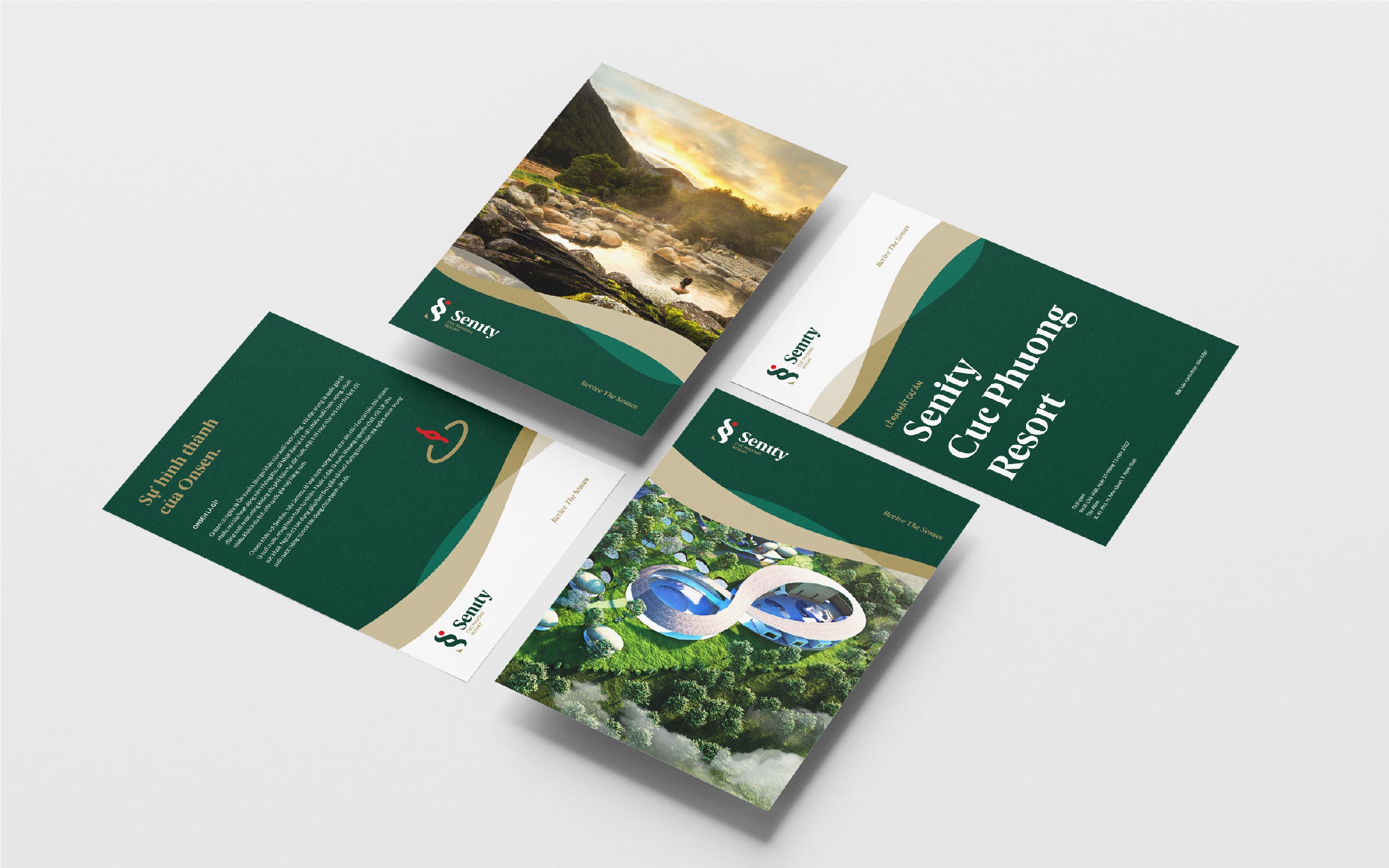Senity 越南礦物溫泉日式度假村酒店品牌形象設(shè)計(jì)-logo&vi設(shè)計(jì)，雙s字母組成無(wú)限符號(hào)