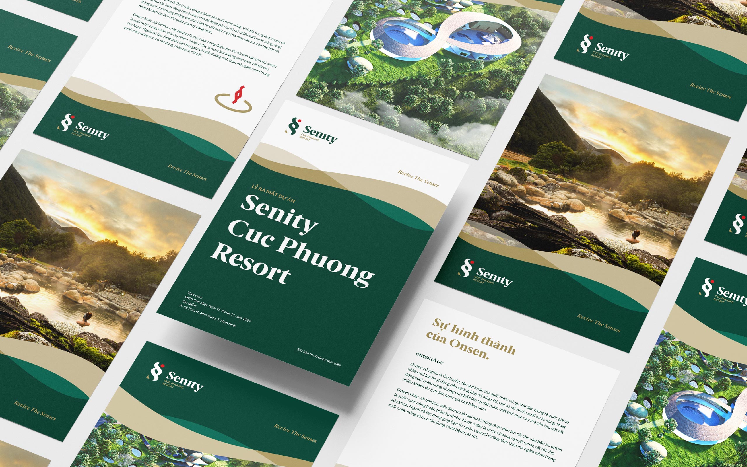 Senity 越南礦物溫泉日式度假村酒店品牌形象設(shè)計(jì)-logo&vi設(shè)計(jì)，雙s字母組成無(wú)限符號(hào)