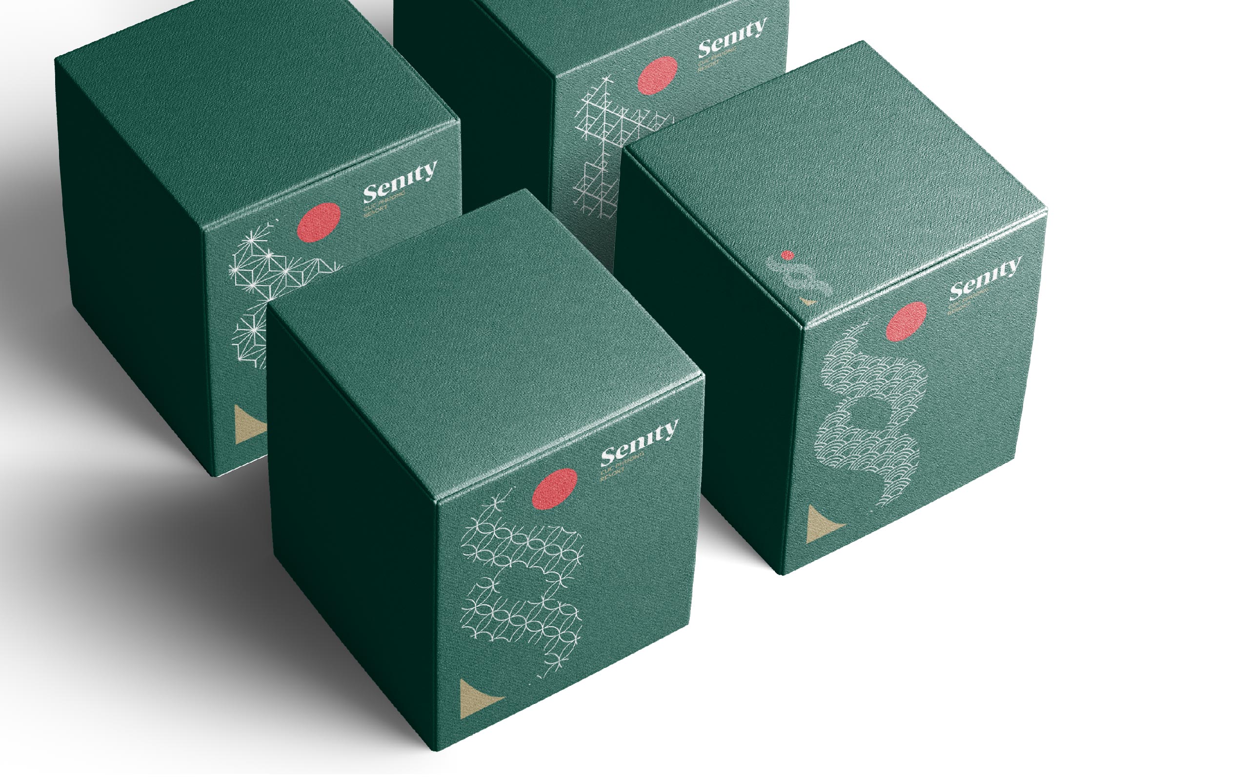 Senity 越南礦物溫泉日式度假村酒店品牌形象設(shè)計(jì)-logo&vi設(shè)計(jì)，雙s字母組成無(wú)限符號(hào)