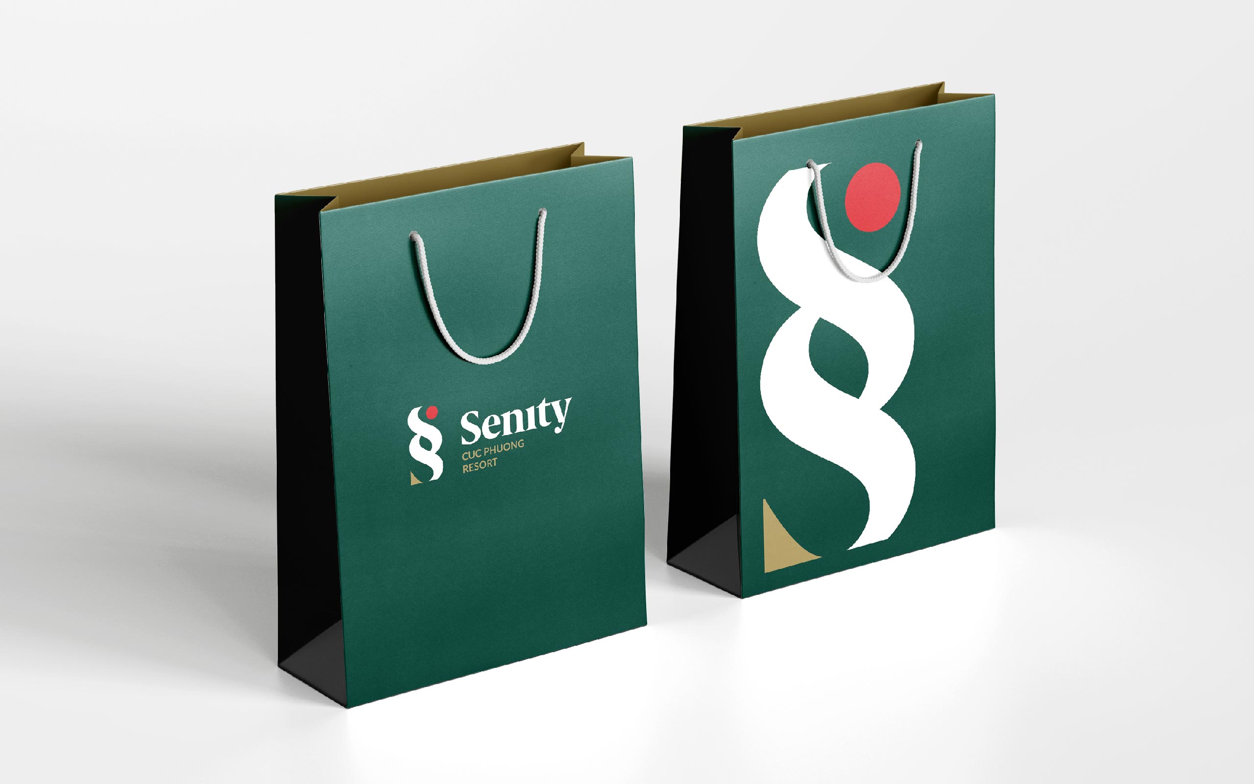 Senity越南礦物溫泉日式度假村酒店品牌形象設(shè)計(jì)-logo&vi-袋子設(shè)計(jì)