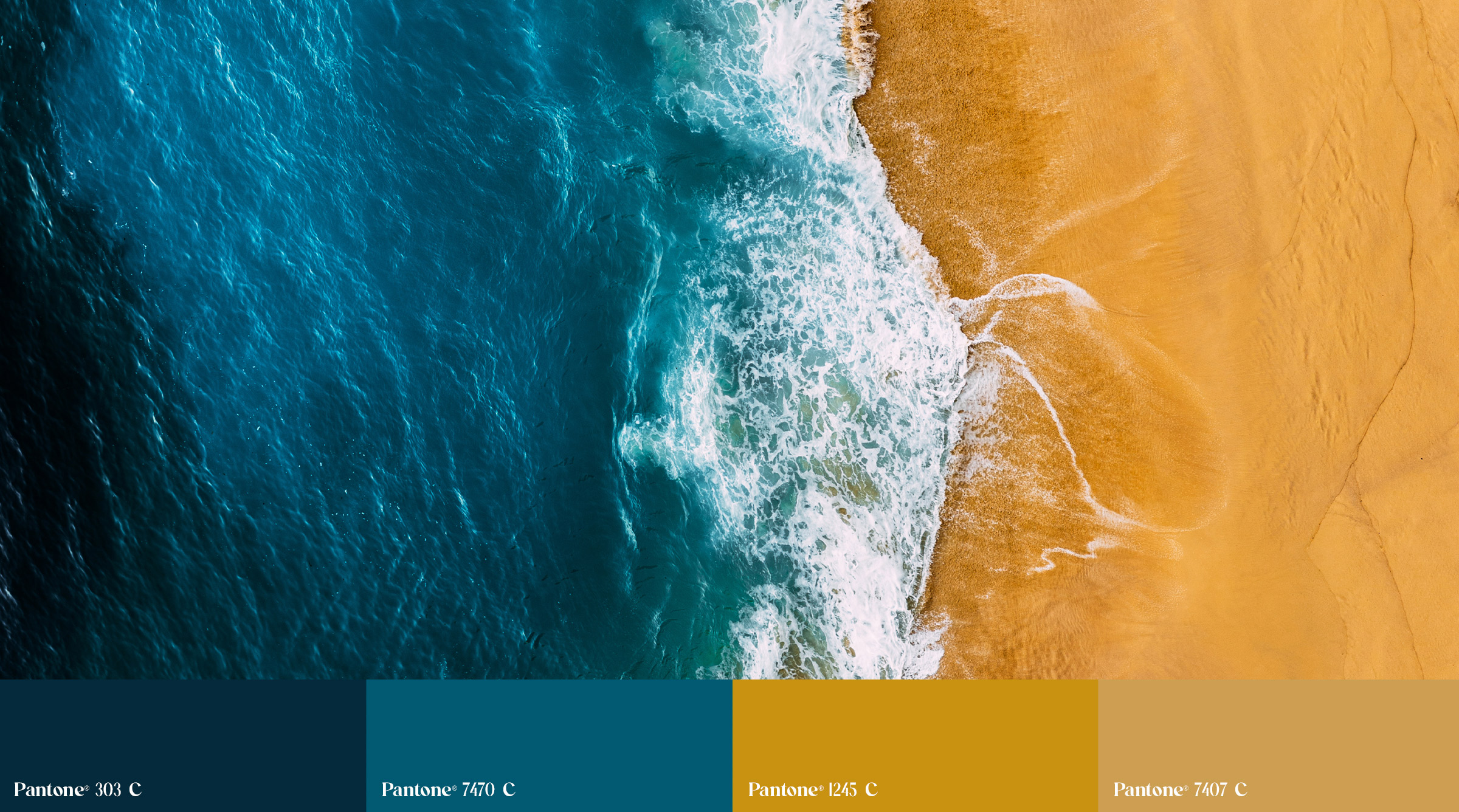 Deep Sea 海鹽美人魚logo設計與藍色波紋風格包裝設計-上海logo包裝設計公司