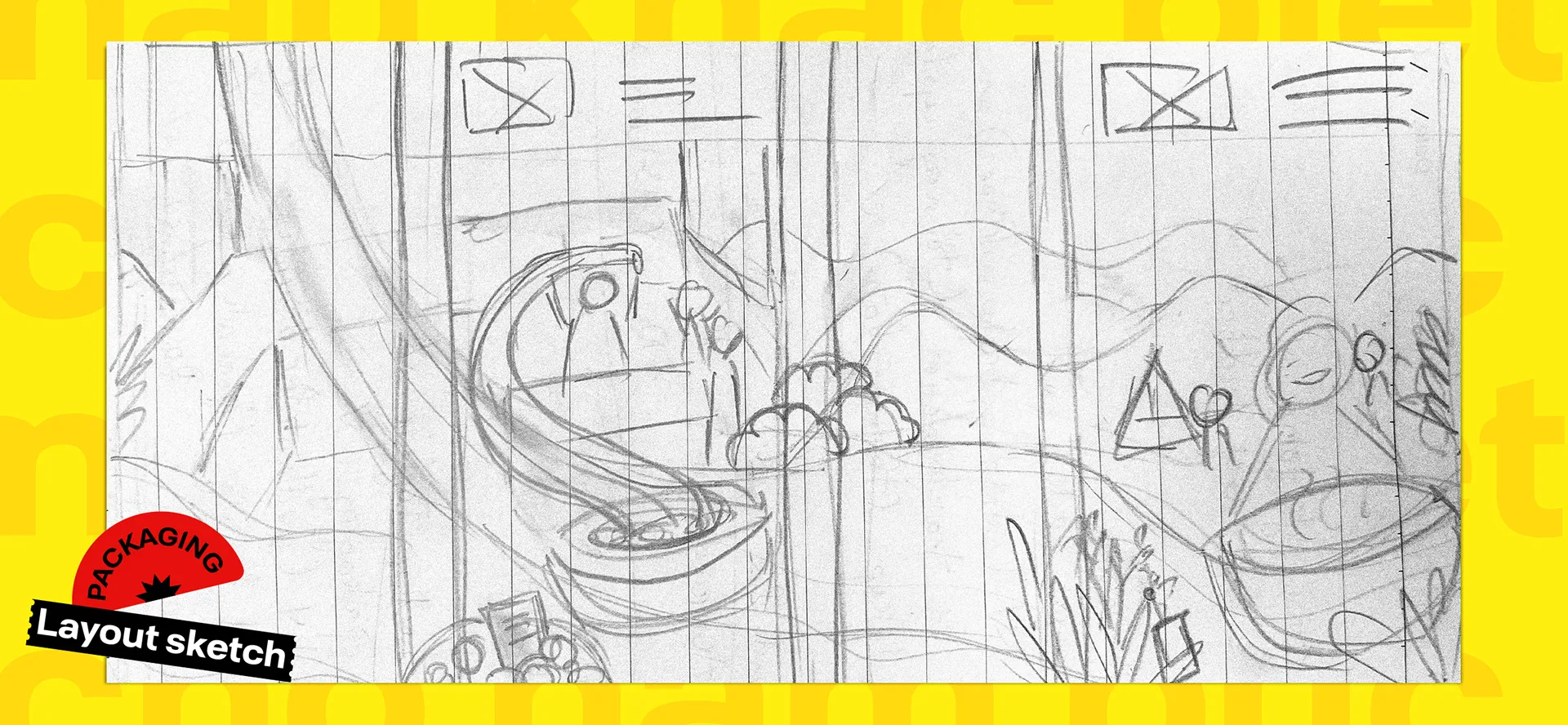 MAGGI 罐裝優質面條食品包裝設計“食品制作過程插畫”