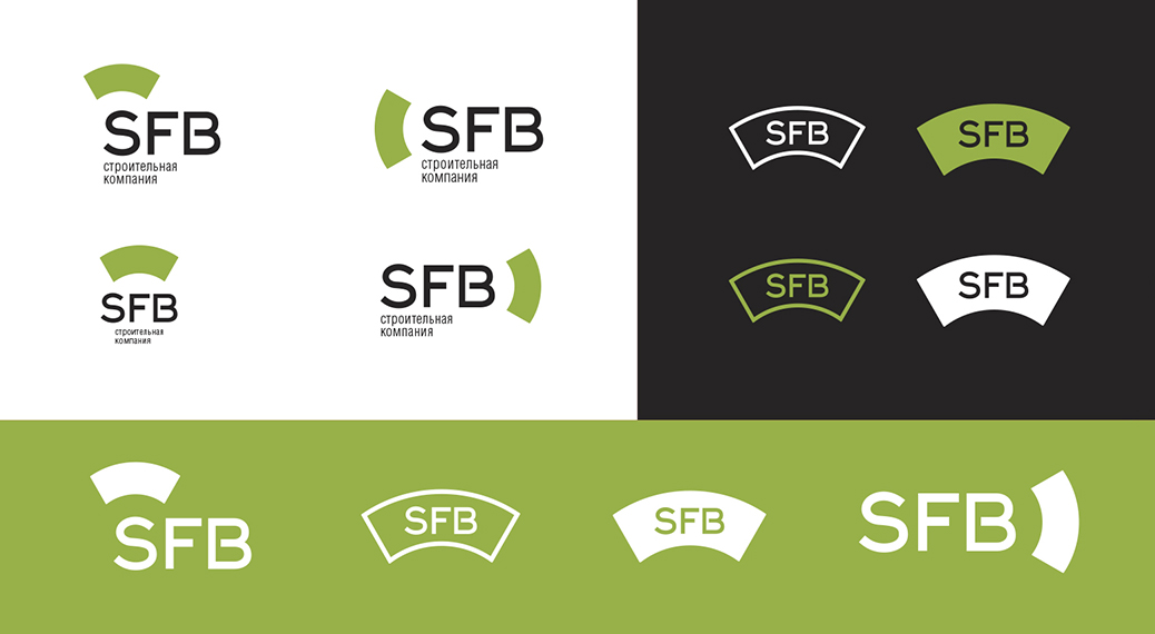 SFB建筑公司“扇形拱門投影儀”品牌vi視覺識別設計-上海vi設計公司分享