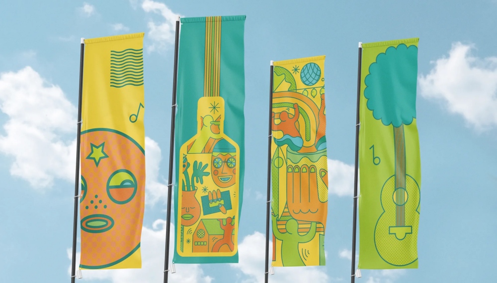 8TRACK香料朗姆酒品牌創(chuàng)建-logo設(shè)計(jì)包裝設(shè)計(jì)，結(jié)合音樂文化線條時(shí)尚插畫元素