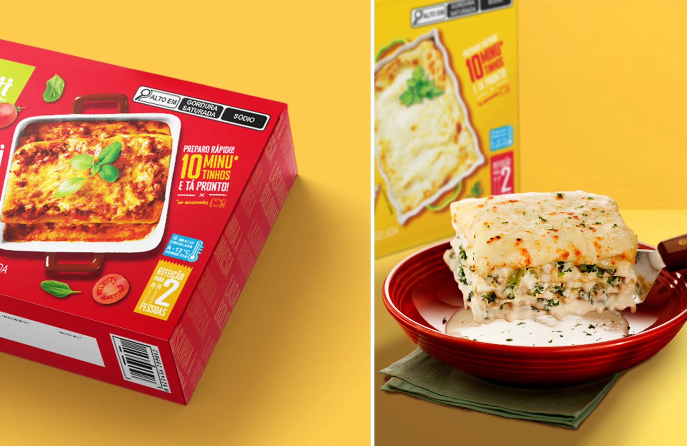 Levitt預(yù)制菜方便即食菜冷凍食品包裝設(shè)計(jì)，快速方便休閑風(fēng)格