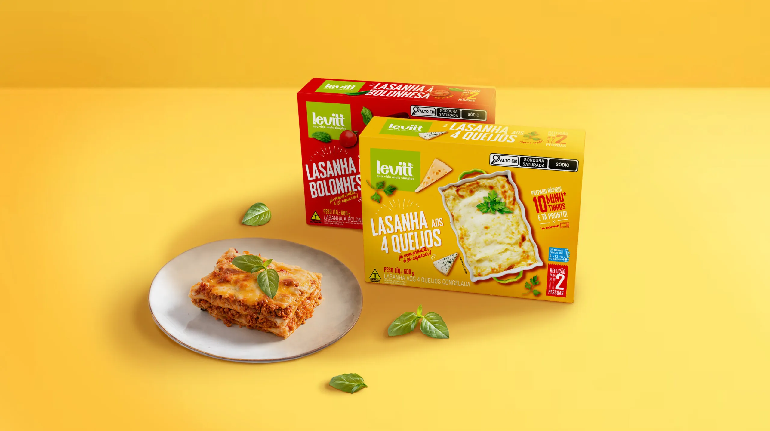 Levitt預(yù)制菜方便即食菜冷凍食品包裝設(shè)計(jì)，快速方便休閑風(fēng)格