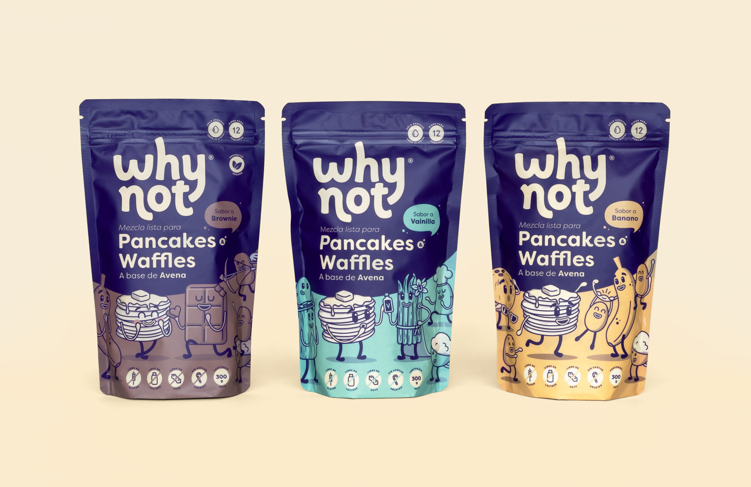 Why Not 休閑零食食品品牌起名與包裝設計，快樂和寧靜戰勝內疚感