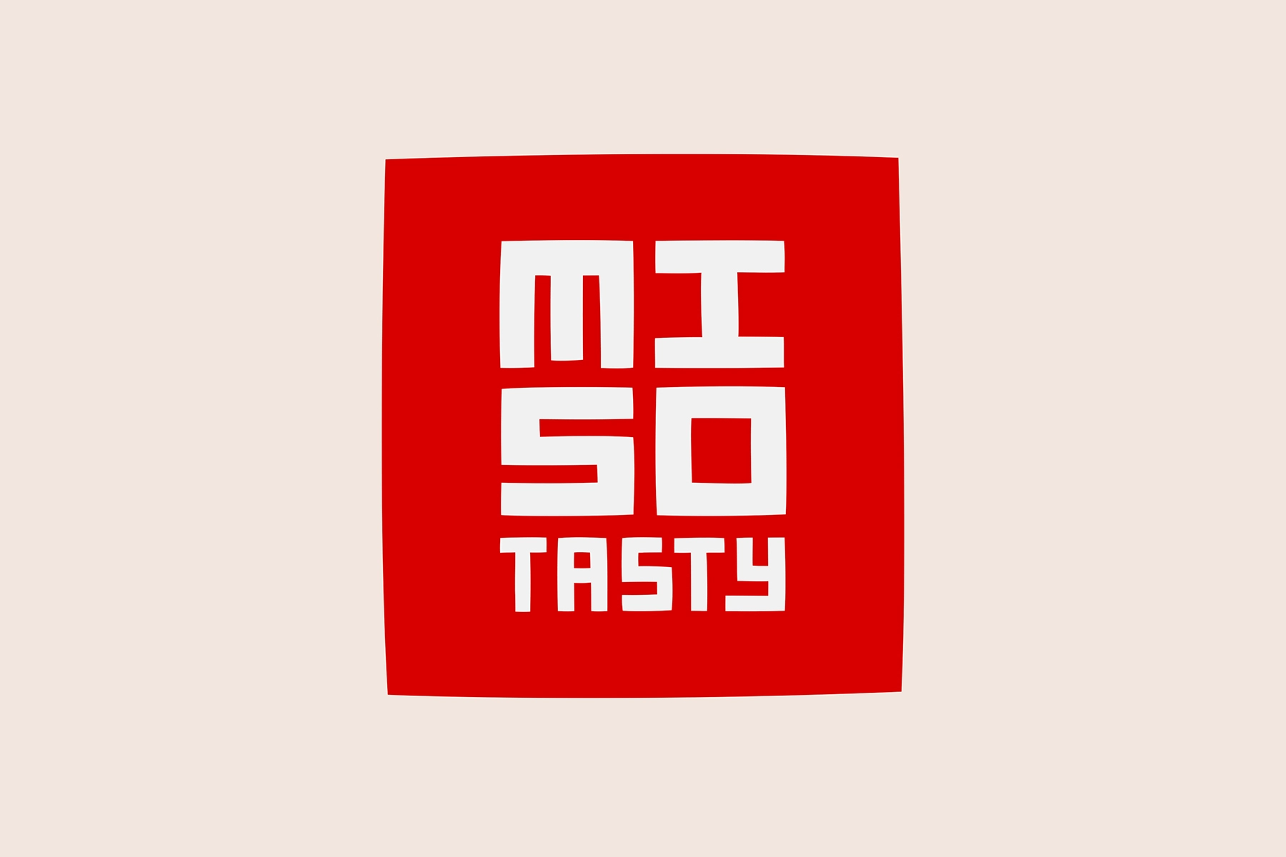 Miso Tasty日式味增調(diào)味品包裝設(shè)計(jì)，突出品牌logo與三角組合圖案識(shí)別元素