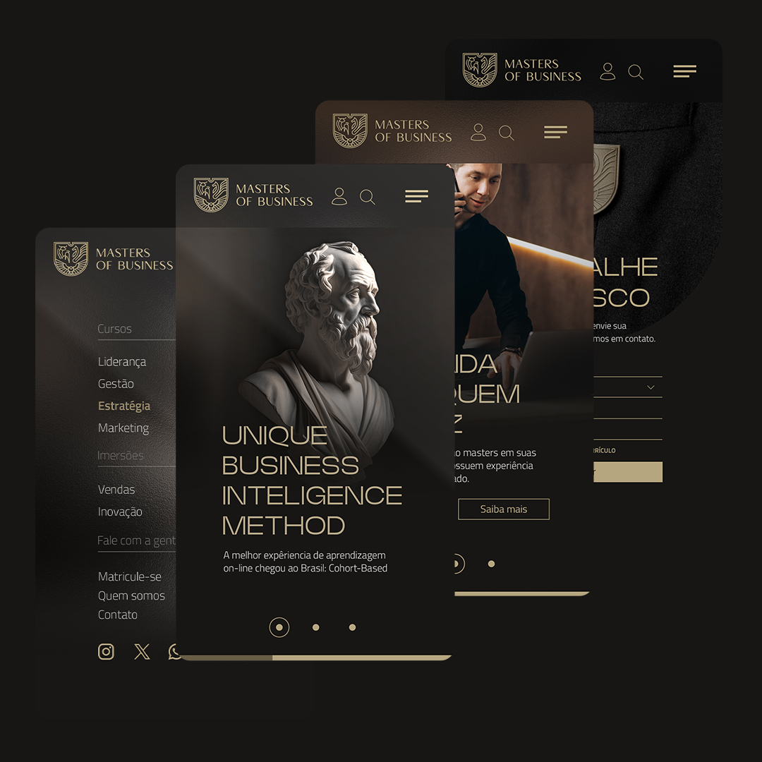 Masters高端企業在線商務培訓公司品牌vi視覺形象設計logo設計,盾牌徽章風格