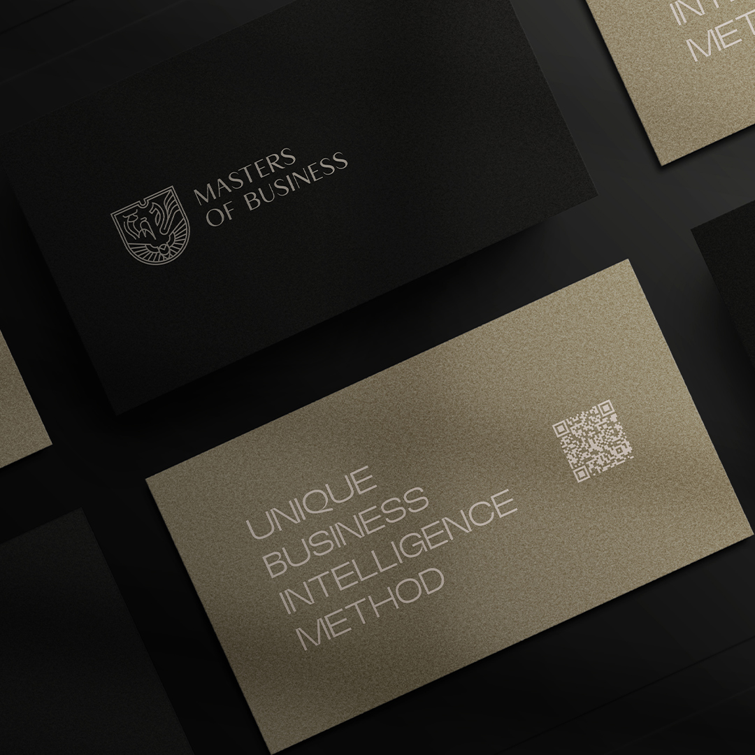 Masters高端企業在線商務培訓公司品牌vi視覺形象設計logo設計,盾牌徽章風格