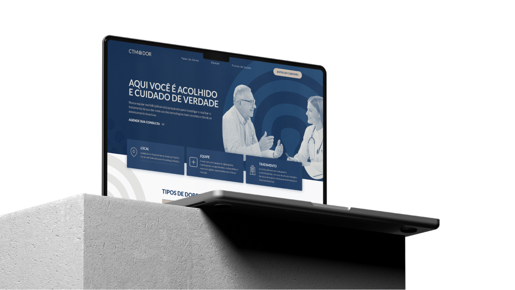 多學科疼痛治療中心 (CTM DOR) 醫療品牌視覺形象設計vi設計，燈塔光環元素