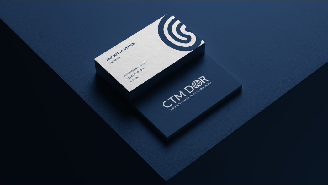 多學科疼痛治療中心 (CTM DOR) 醫療品牌視覺形象設計vi設計，燈塔光環元素