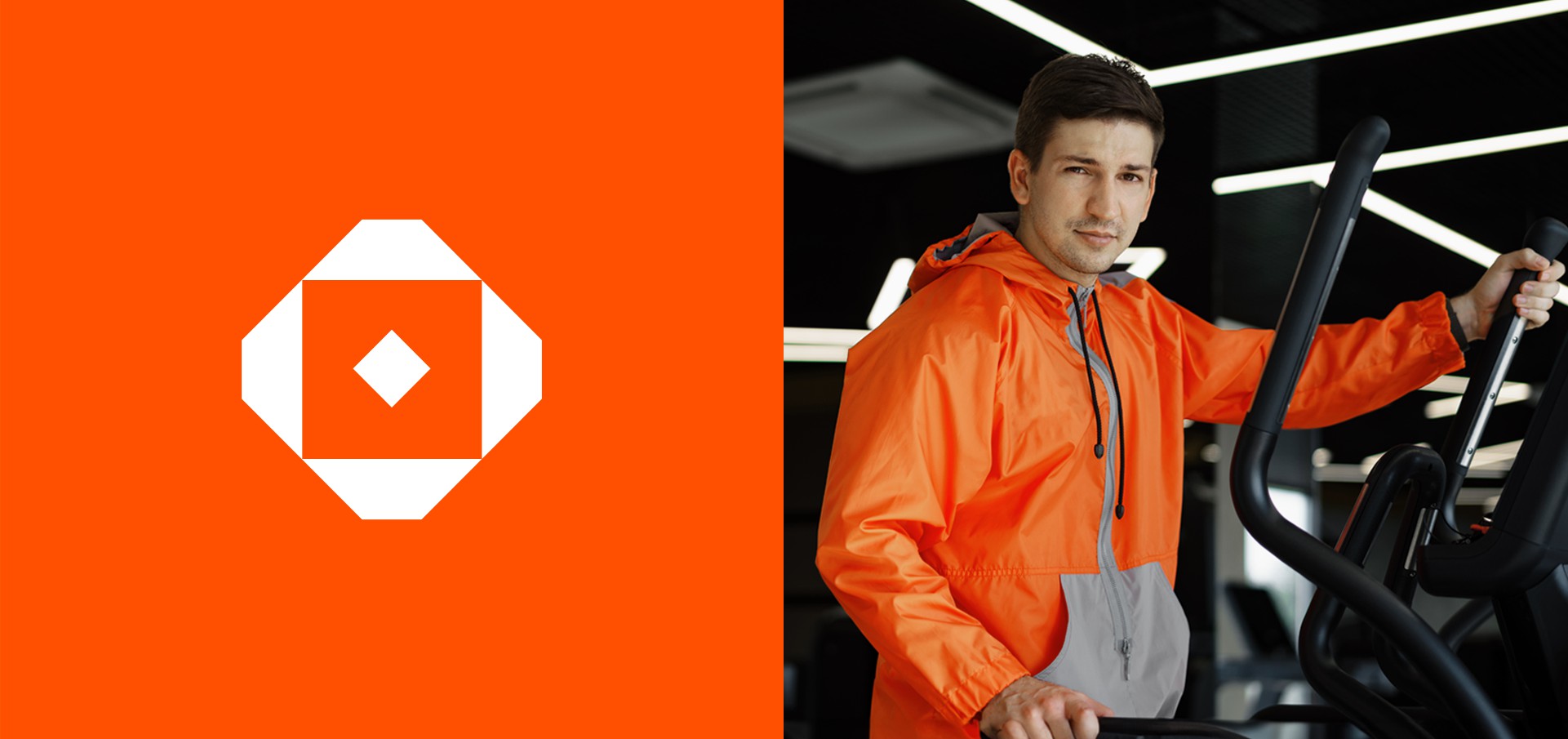 Verve 健身服裝和設(shè)備品牌命名logo設(shè)計(jì)vi設(shè)計(jì)，方形元素