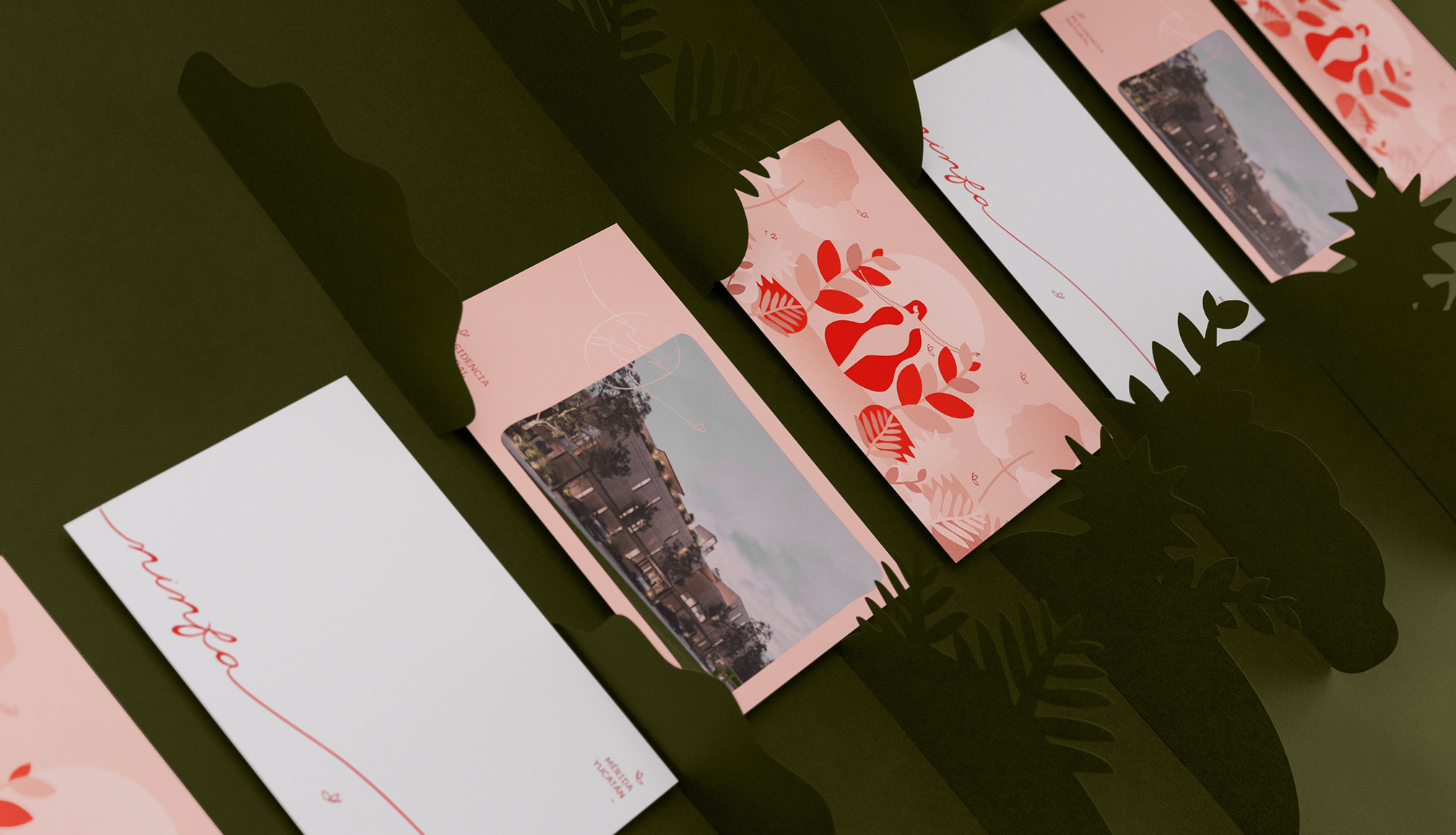 Ninfa 生活社區logo設計品牌形象設計，一個放松身心享受寧靜生活的地方