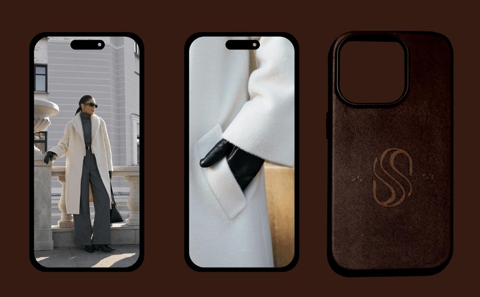 SHOV SUNTSOV 皮草定制服飾皮包品牌 logo設計vi設計“S”條紋