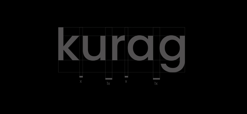 Kurag數字加密貨幣logo設計品牌形象設計K字母圓形logo綠色系