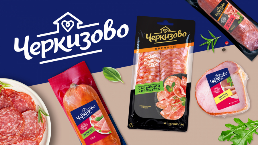 Cherkizovo香腸系列包裝設(shè)計(jì)規(guī)劃，加強(qiáng)品牌區(qū)域突出食品美味