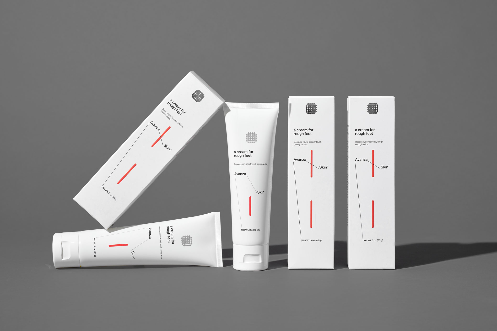 Avanza 運動員專用護膚品品牌形象logo&vi設計包裝設計，化學結構線條靈感