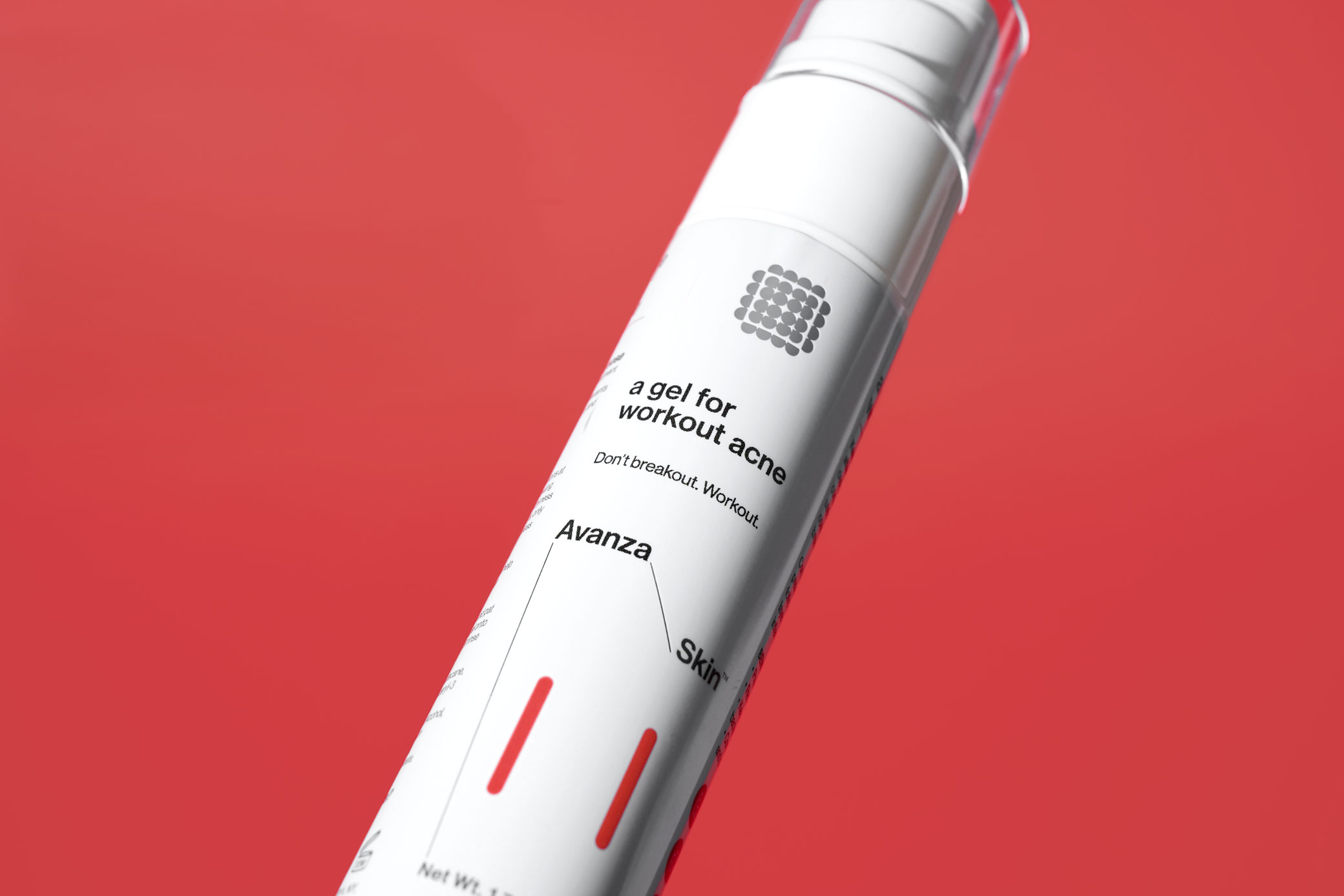 Avanza 運動員專用護膚品品牌形象logo&vi設計包裝設計，化學結構線條靈感