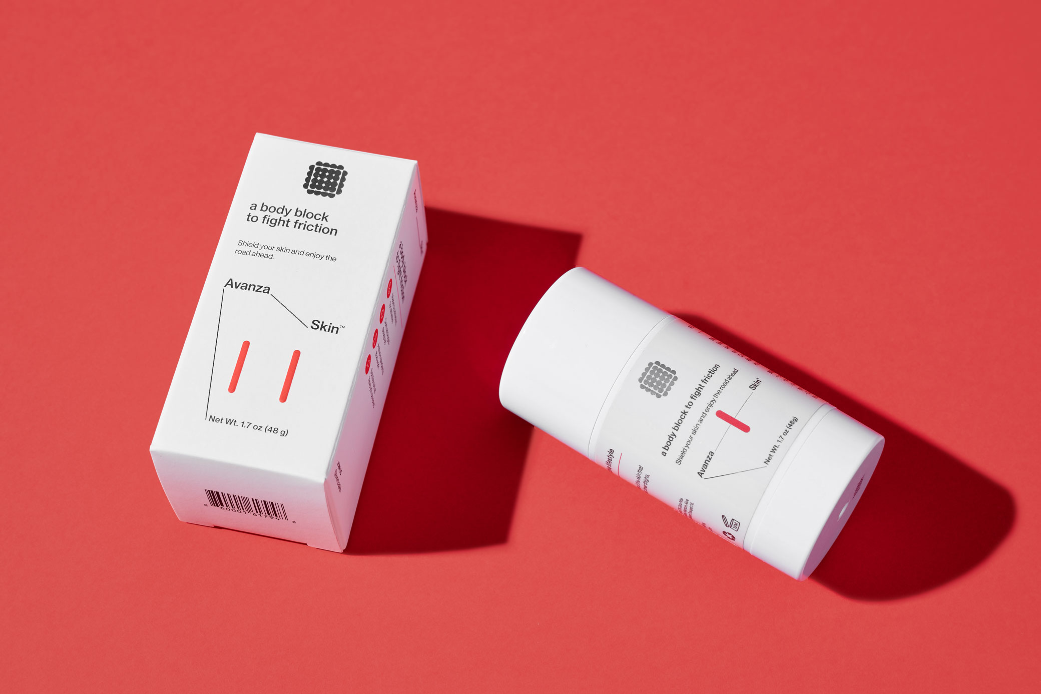 Avanza 運動員專用護膚品品牌形象logo$vi設計包裝設計，化學結構線條靈感