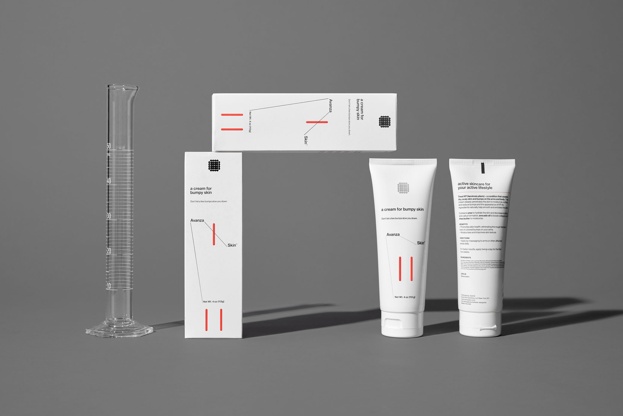 Avanza 運動員專用護膚品品牌形象logo$vi設計包裝設計，化學結構線條靈感