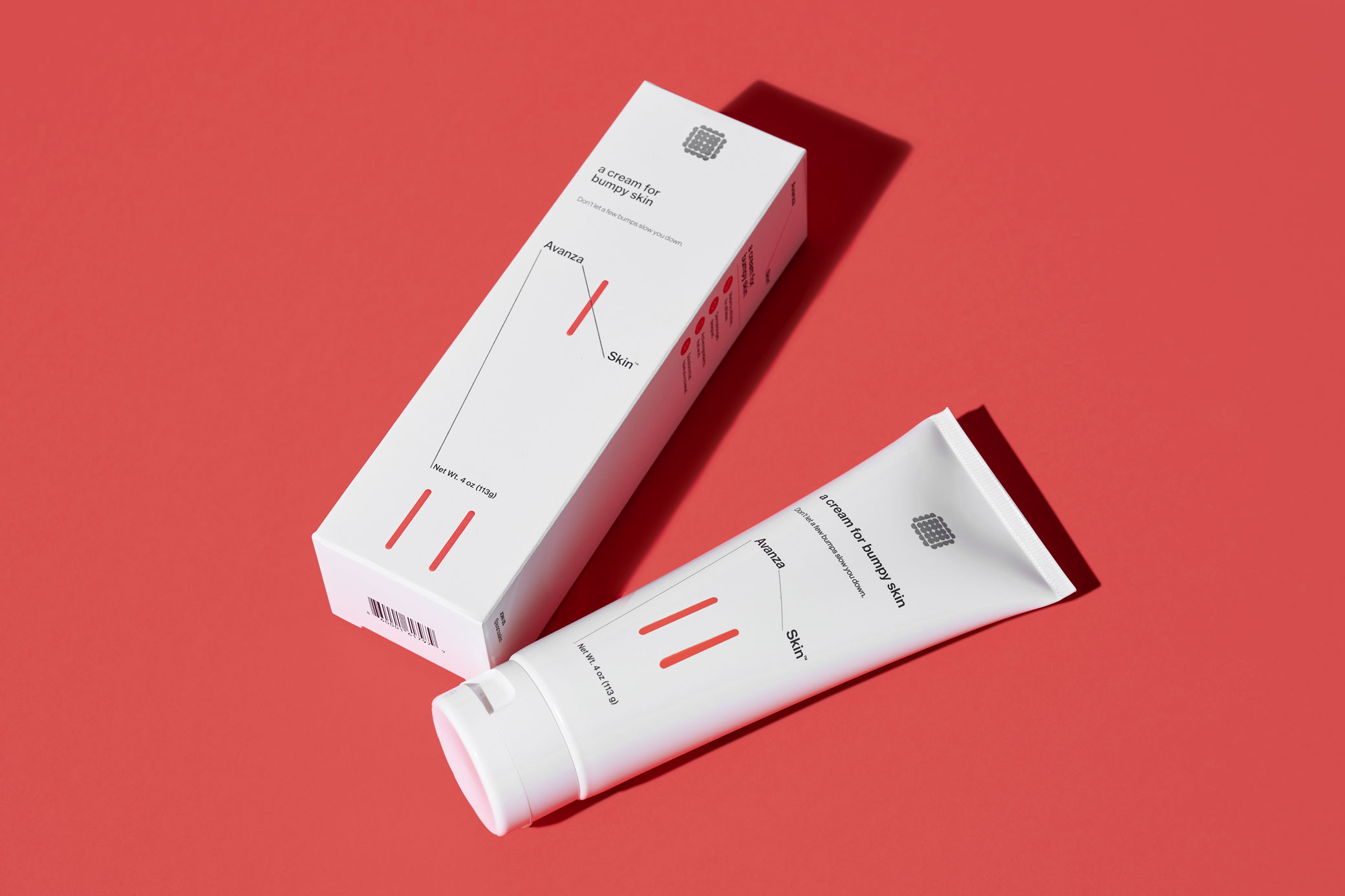 Avanza 運動員專用護膚品品牌形象logo$vi設計包裝設計，化學結構線條靈感