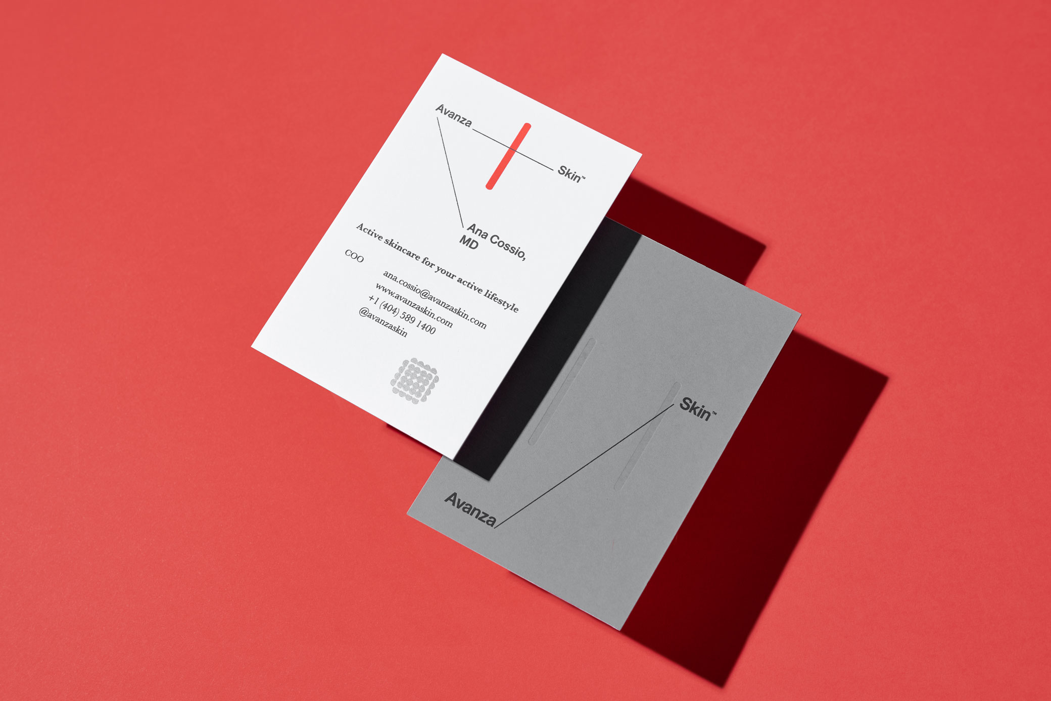 Avanza 運動員專用護膚品品牌形象logo$vi設計包裝設計，化學結構線條靈感