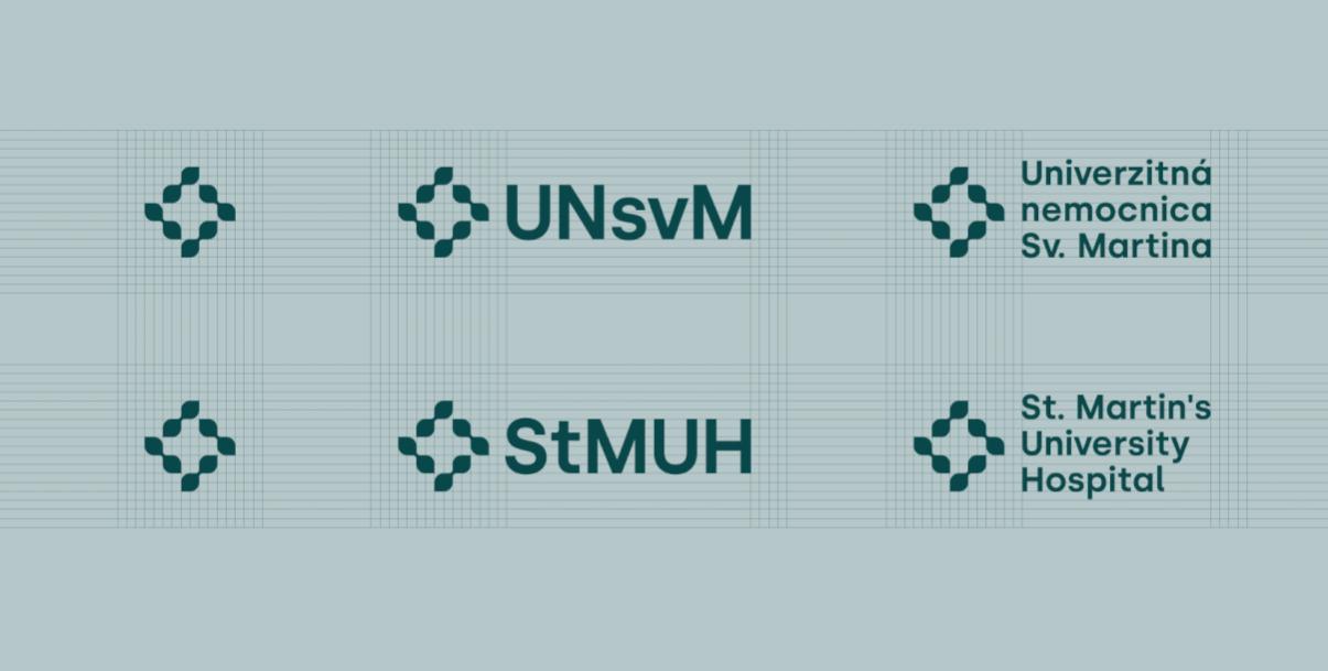 stMUH 圣馬丁大學醫院品牌視覺識別vi設計logo設計，葉子十字元素