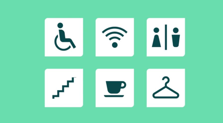 stMUH 圣馬丁大學醫院品牌視覺識別vi設計logo設計，葉子十字元素