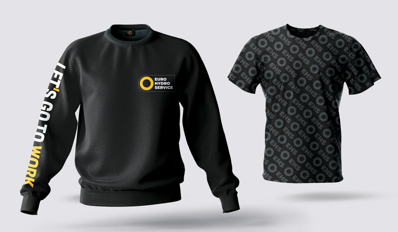 Eurohydroservice高壓軟管液壓應用系統制造設備品牌策劃logo設計vi設計