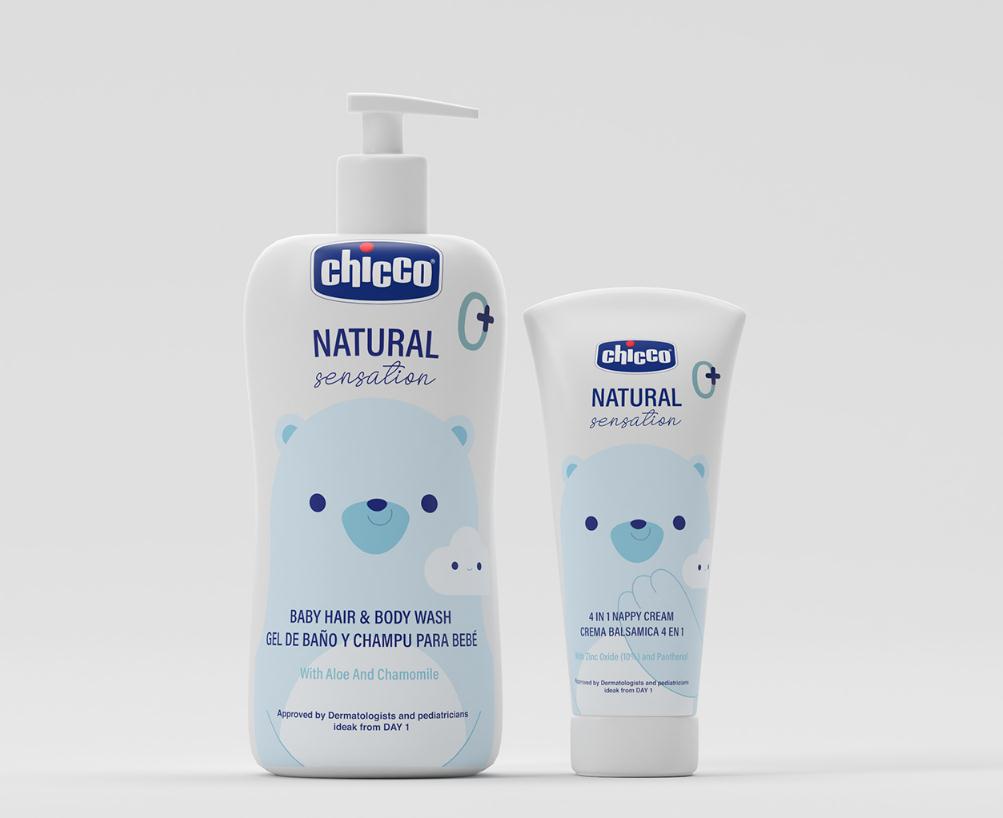 chicco嬰兒天然日化洗護產(chǎn)品“熊貓”吉祥物設(shè)計包裝設(shè)計