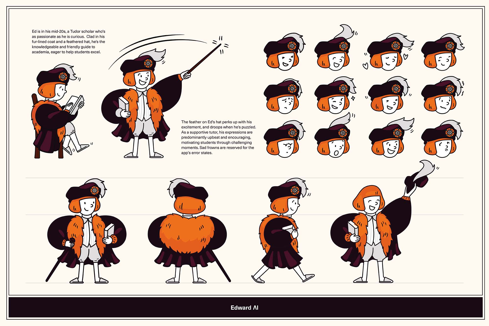  EdTech 人工智能輔助教育品牌人格化吉祥物設(shè)計(jì)-表情包