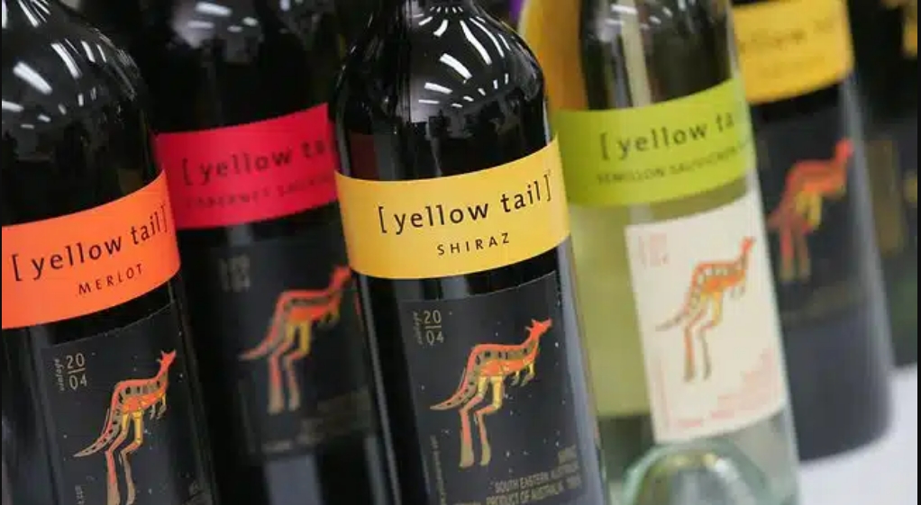YellowTail澳洲黃尾袋鼠葡萄酒高識別性品牌創建與袋鼠酒標