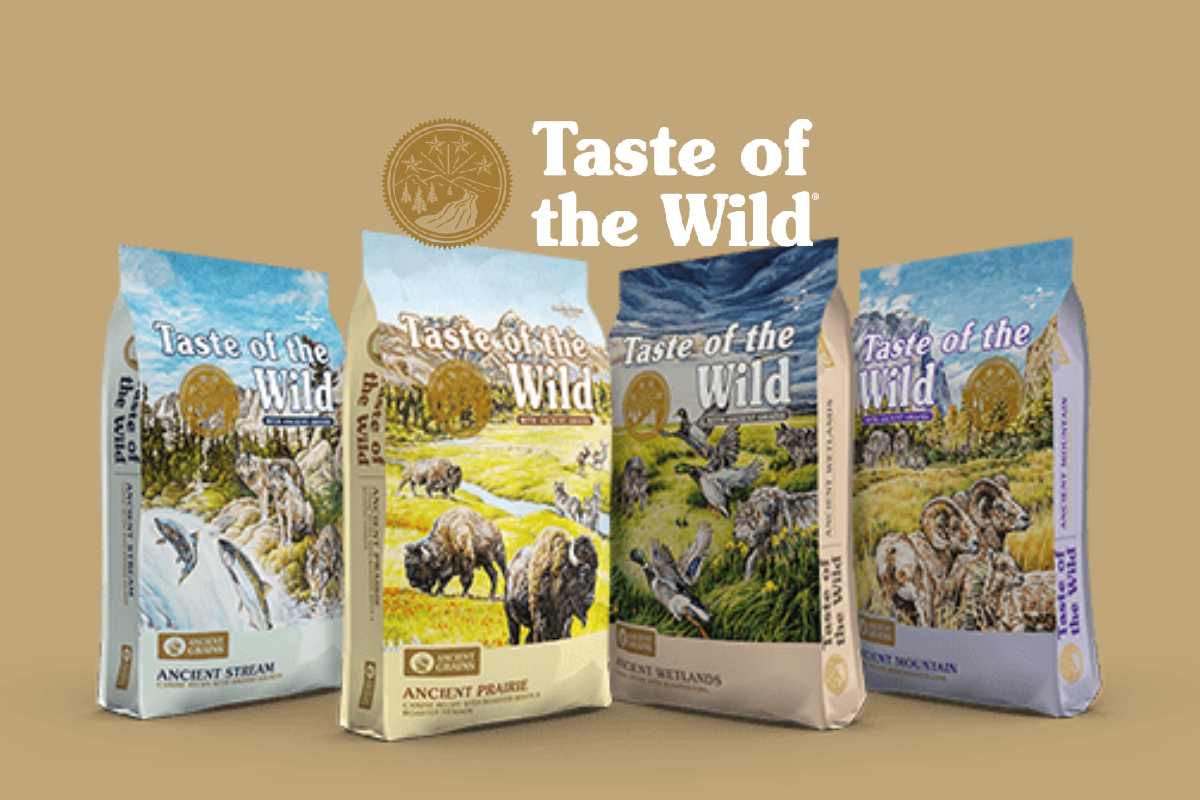 Taste of the Wild野生的味道狗糧包裝設計“自然飲食”
