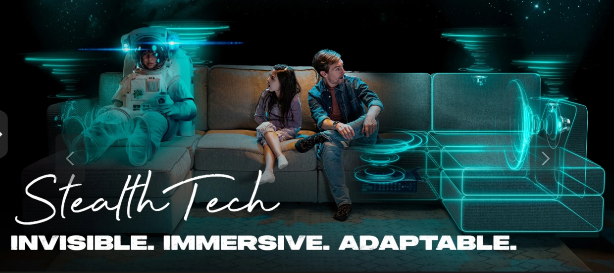 Lovesac豆袋椅懶人模塊化沙發(fā)-增強嵌入式環(huán)繞聲 Stealthtech 產(chǎn)品