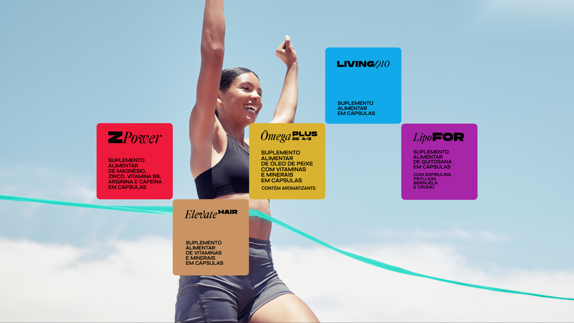 Qualyfit營養(yǎng)補(bǔ)充劑健康保健品更新logo設(shè)計包裝設(shè)計，運(yùn)動風(fēng)logo+藝術(shù)底色