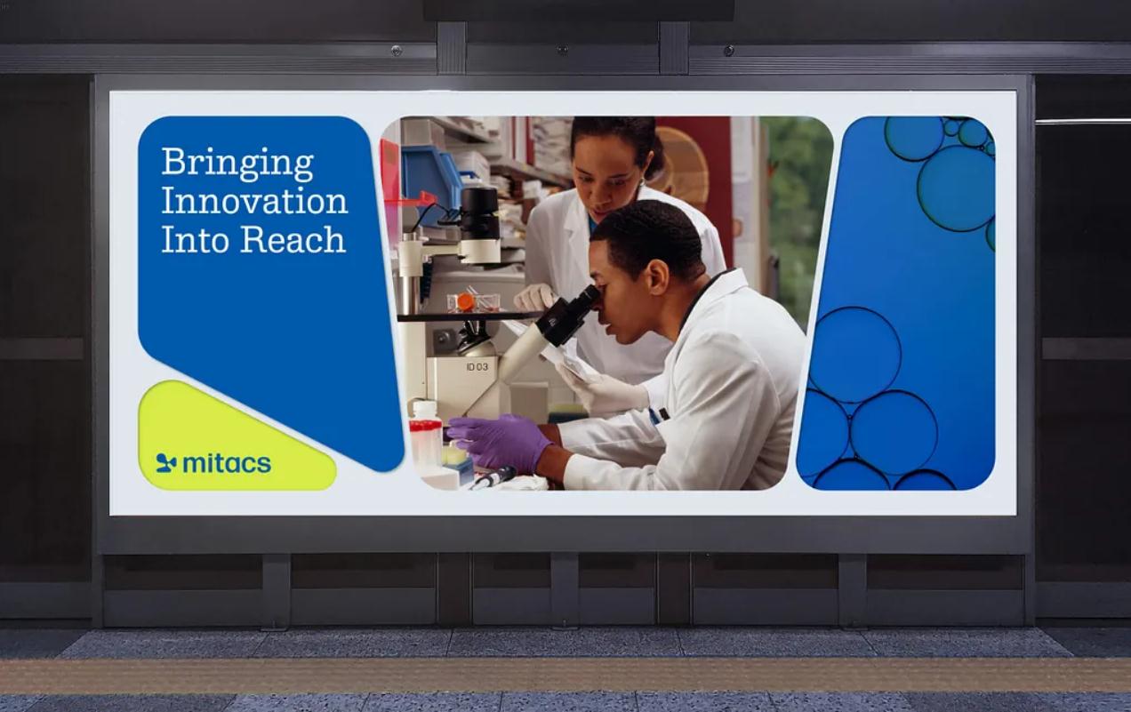 加拿大Mitacs企業創新孵化器投資公司新品牌視覺設計logo&vi設計