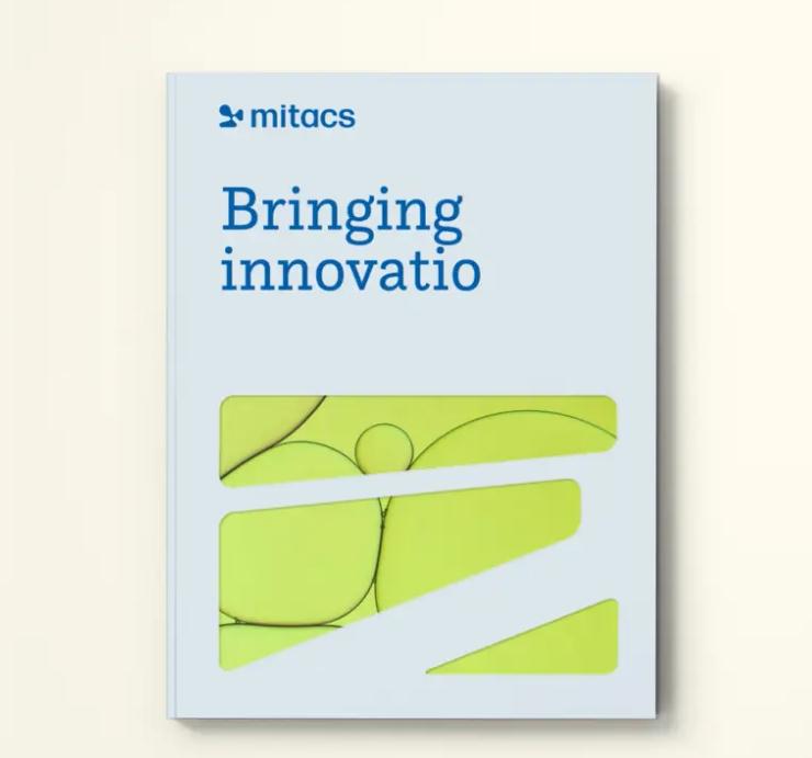 加拿大Mitacs企業創新孵化器投資公司新品牌視覺設計logo&vi設計