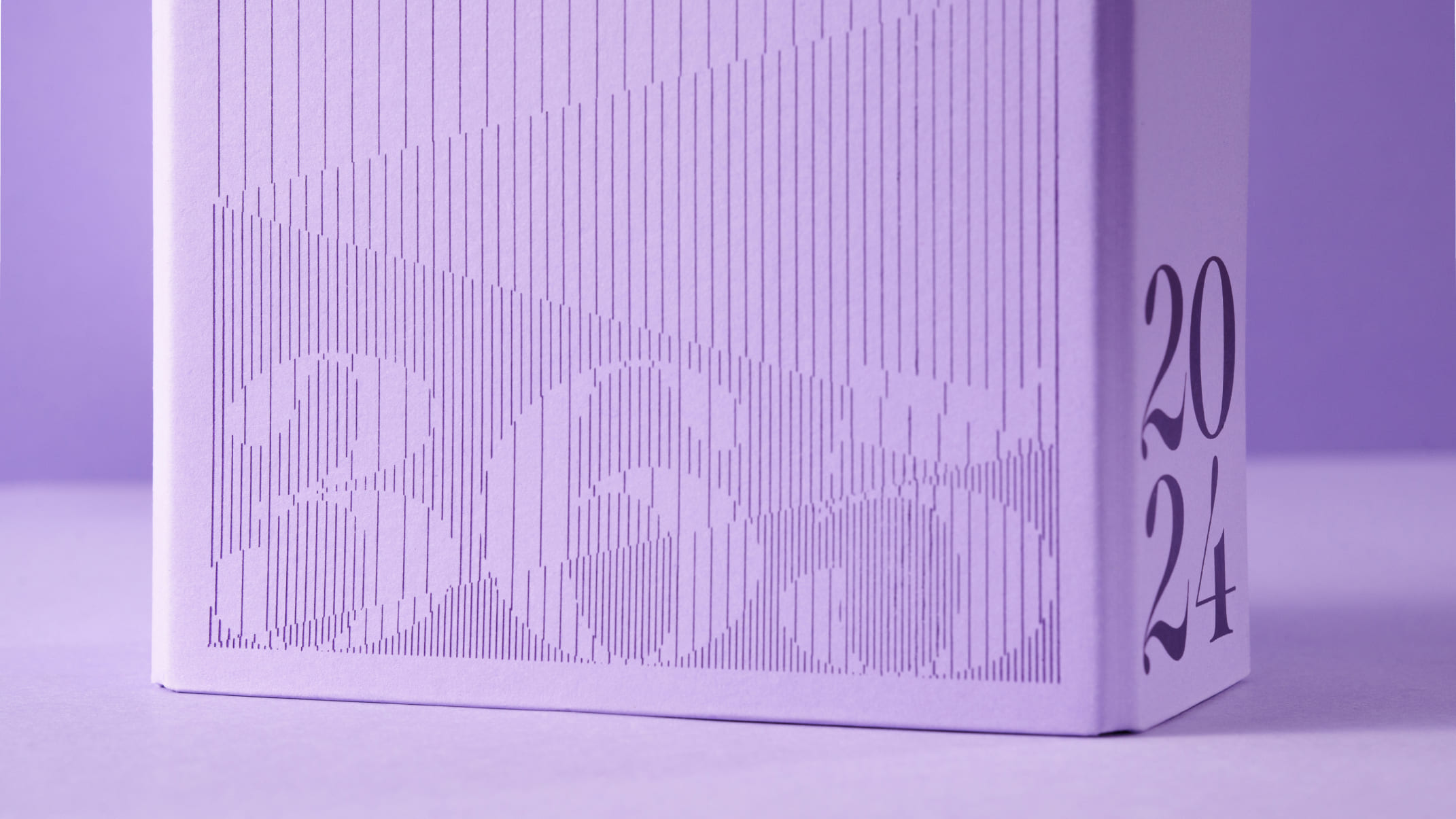 Efficacemente 教育課程套件禮盒包裝設計平面設計，紫色幾何線條風格