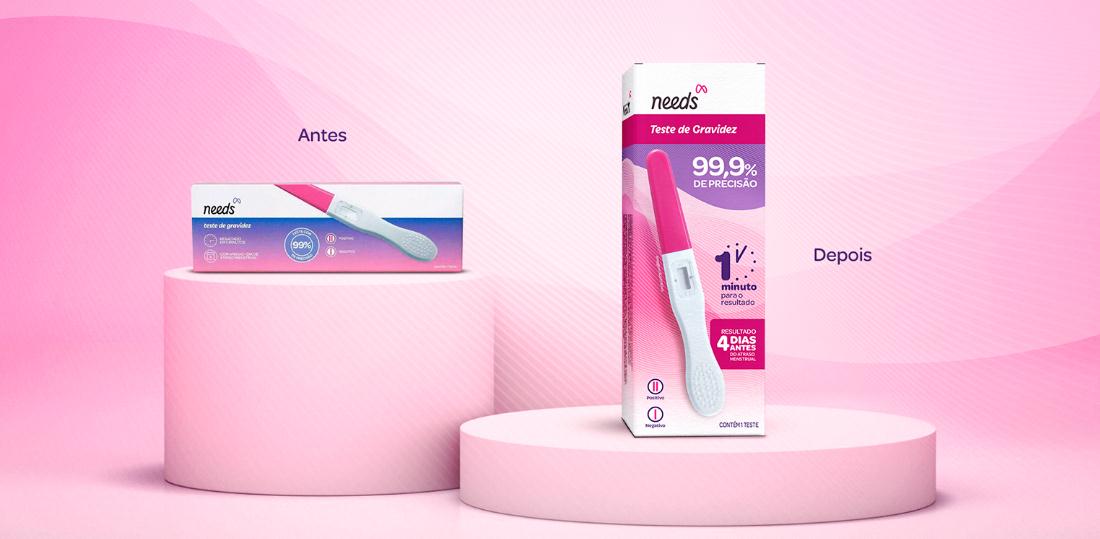 needs 懷孕檢測棒更年期檢測劑等系列健康體檢產品包裝設計