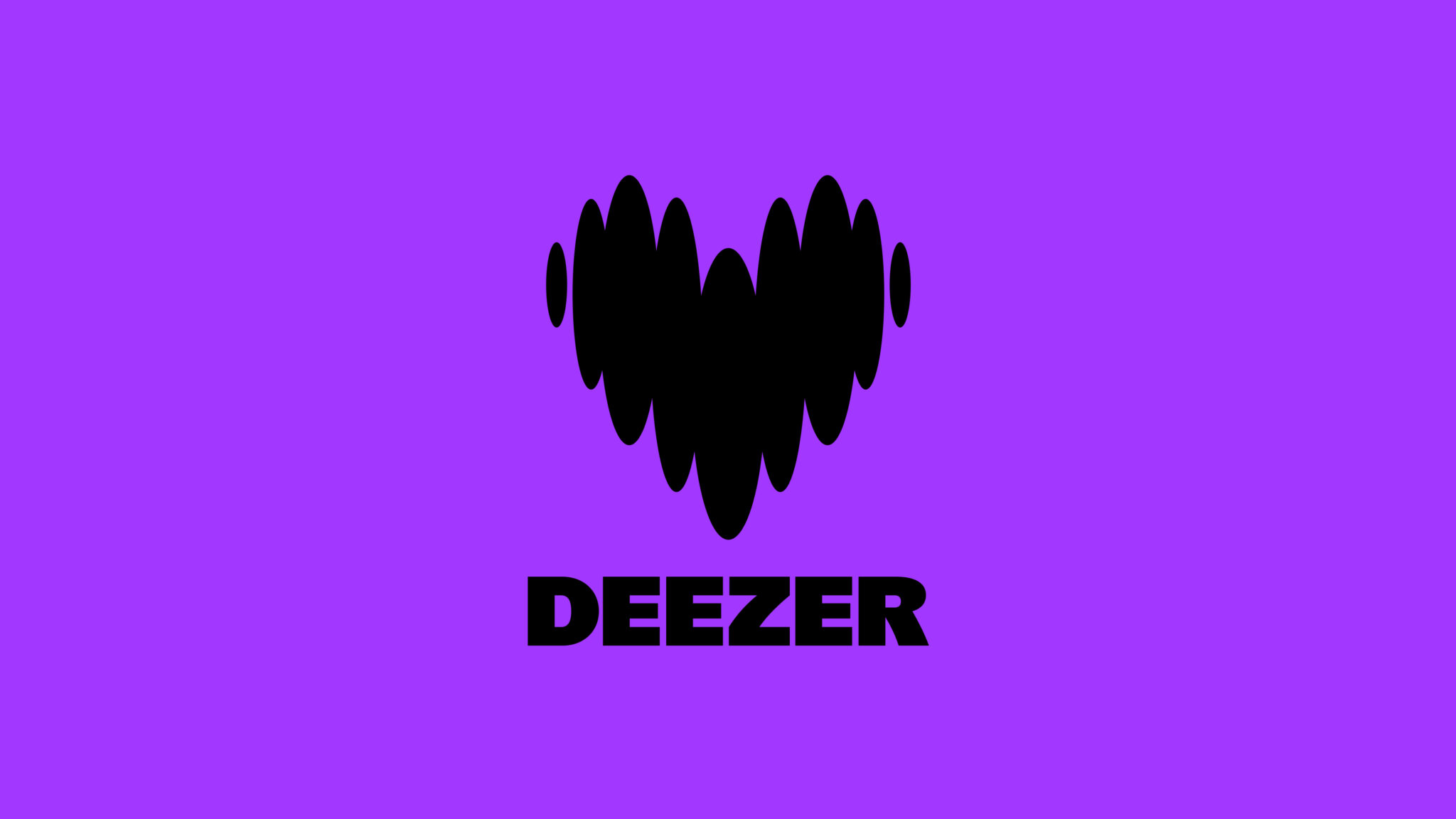 Deezer音樂平臺app品牌logo設計vi視覺形象識別設計，跳動的心臟