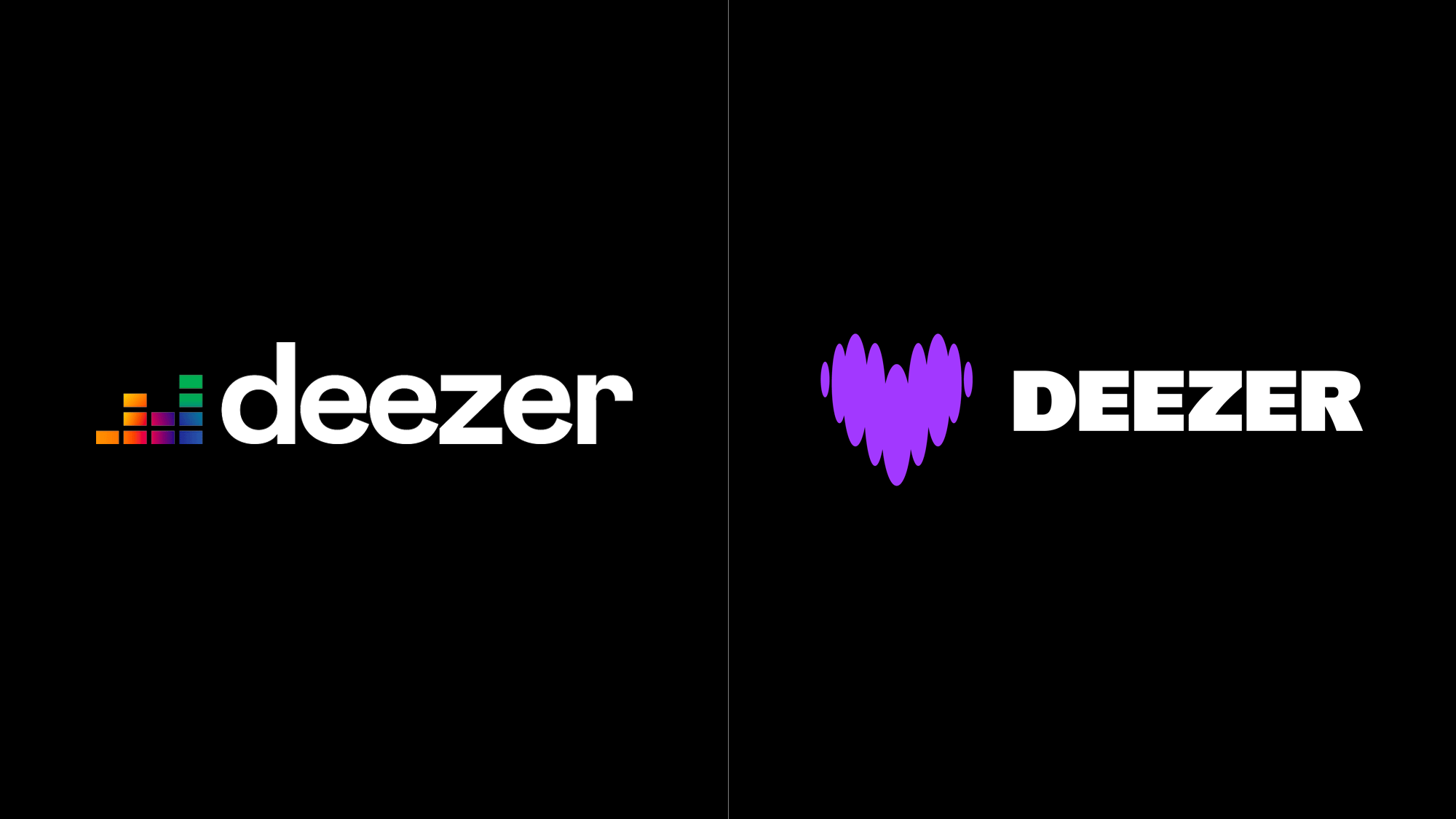 Deezer音樂(lè)平臺(tái)app品牌logo設(shè)計(jì)vi視覺(jué)形象識(shí)別設(shè)計(jì)，跳動(dòng)的心臟