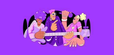 Deezer音樂(lè)平臺(tái)app品牌logo設(shè)計(jì)vi視覺(jué)形象識(shí)別設(shè)計(jì)，跳動(dòng)的心臟