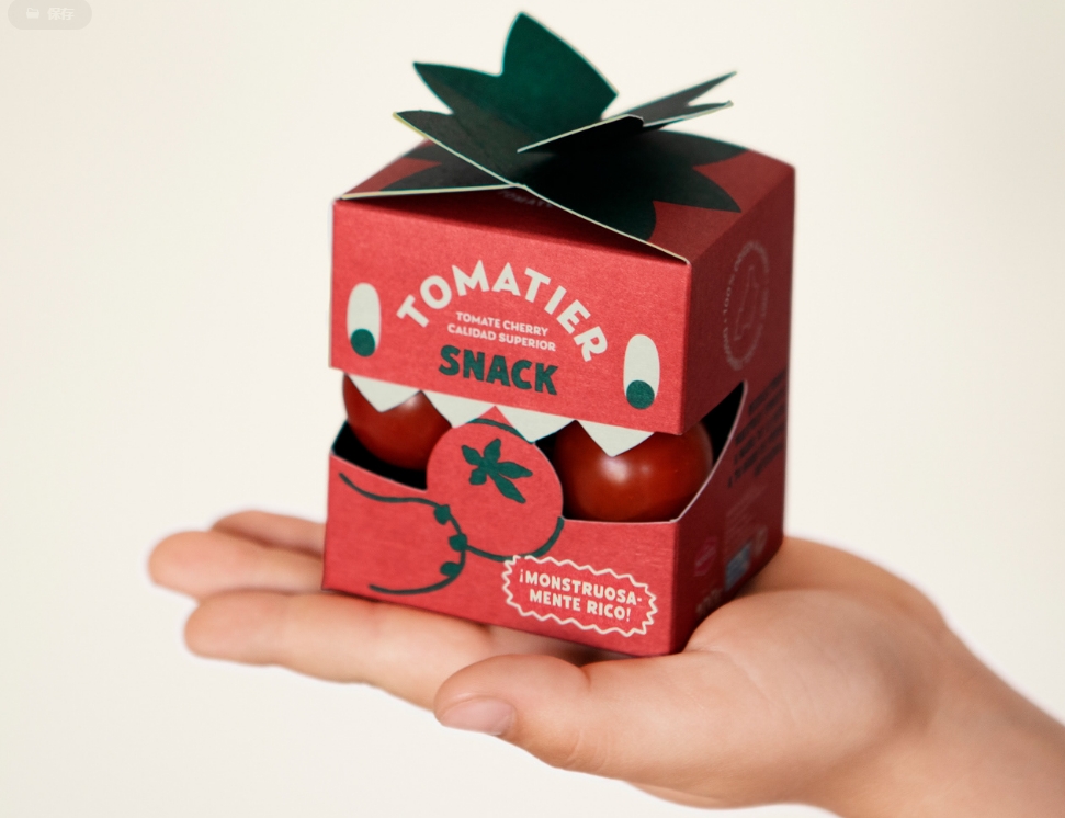 snack小番茄西紅柿大嘴怪獸開口創意包裝設計
