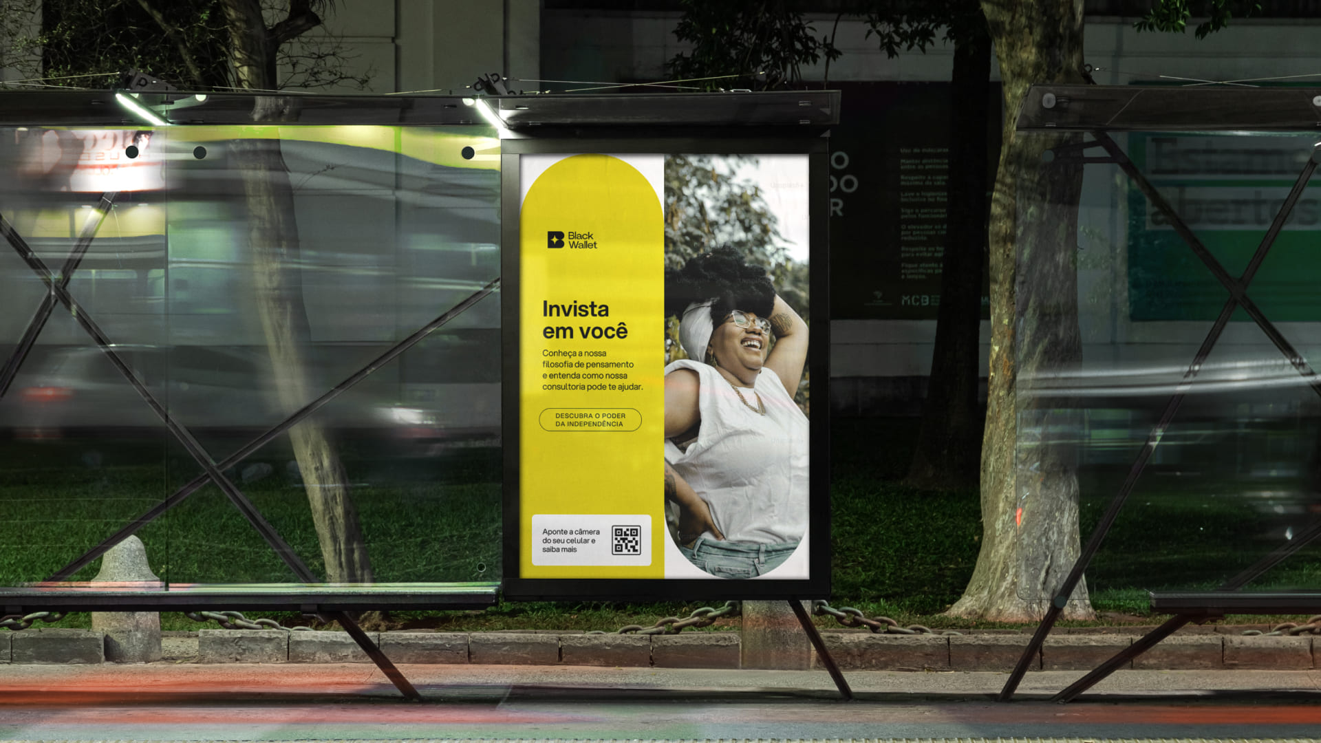 Black Wallet 財務規劃和投資咨詢金融公司vi設計企業形象設計，黃色B字母+星元素