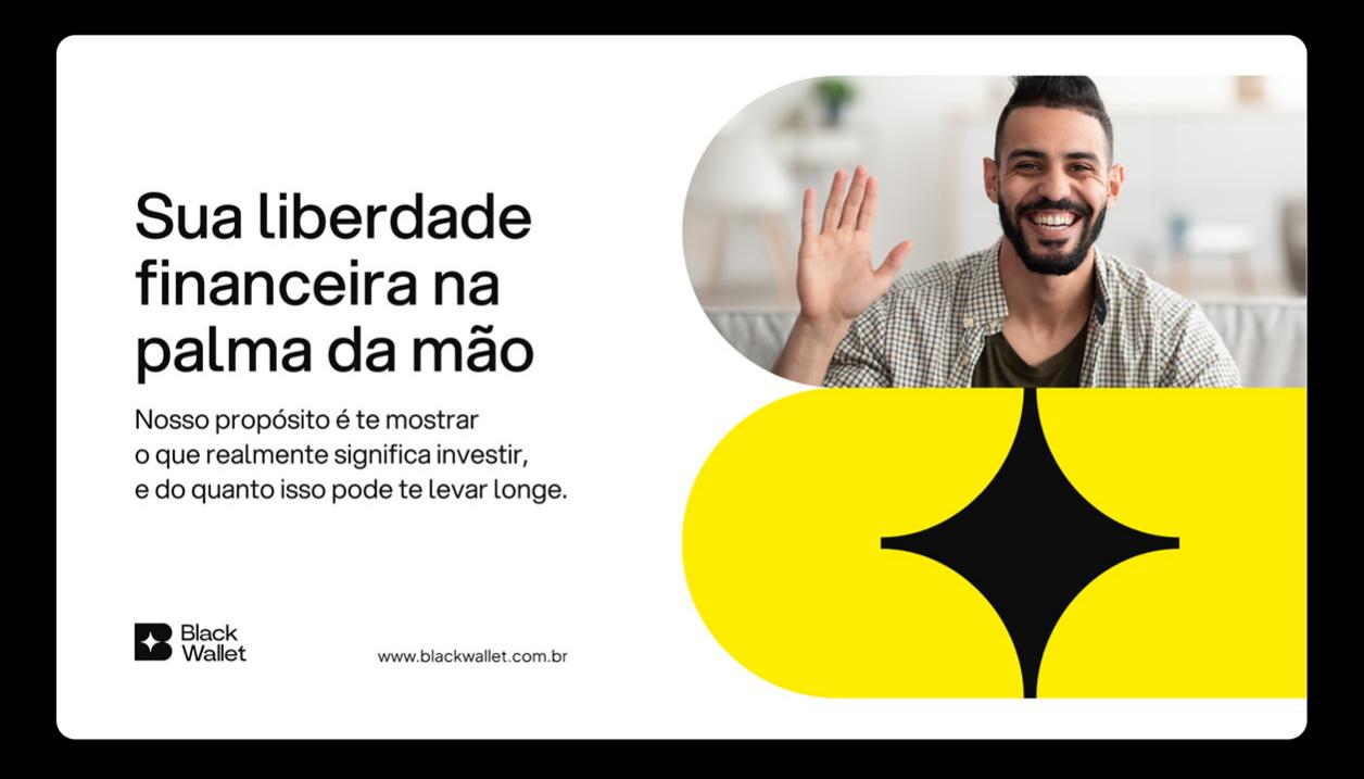 Black Wallet 財務規劃和投資咨詢金融公司vi設計企業形象設計，黃色B字母+星元素