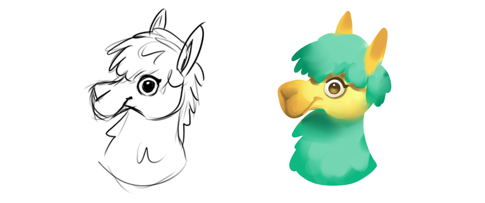 Lagerby 線上商城駱駝吉祥物設計創造過程，表情動作尤為亮眼